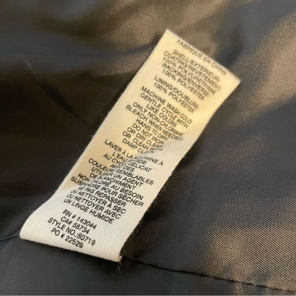 Avec Les Filles Black Faux Leather Double Breasted Black Jacket Size Small - Picture 7 of 7